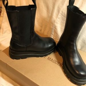 Steve Madden Lug Boots.